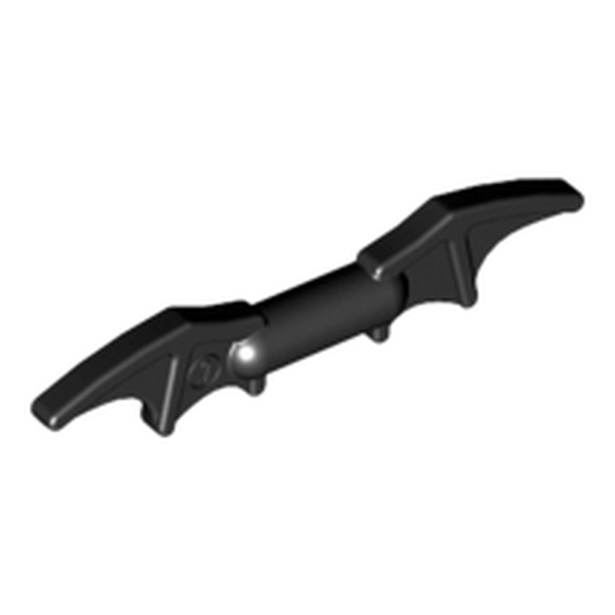 LEGO® Minifigure, Weapon Batman Batarang (2 Bat Wings with Bar in Middle) (schwarz) 98721