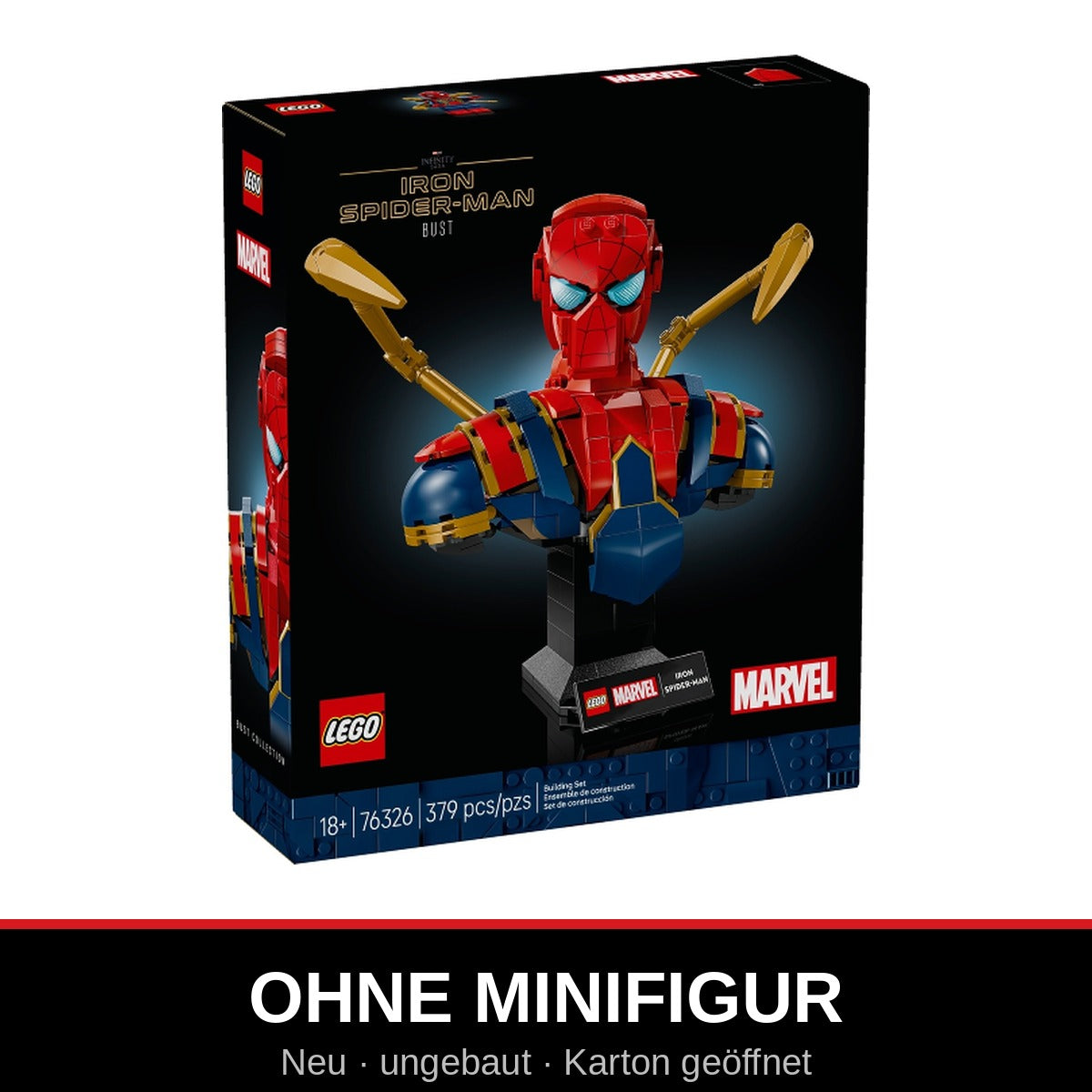 LEGO® Marvel 76326 - Iron Spider-Man Bust