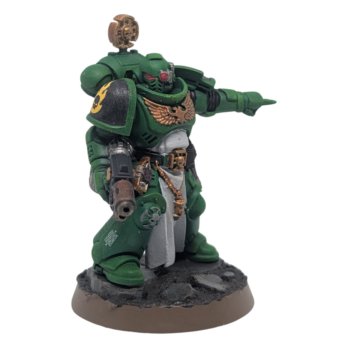 Warhammer Heroes - Salamanders Space Marine (painted)