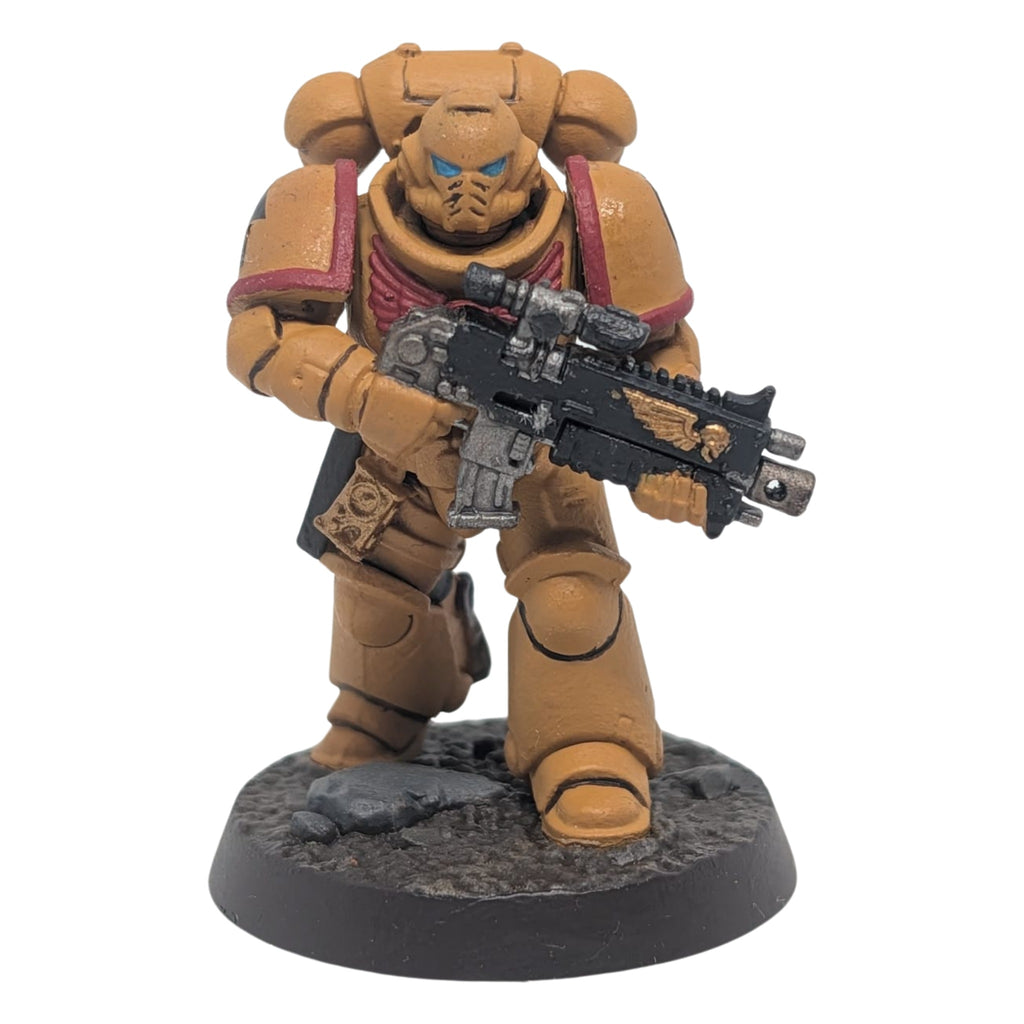 Warhammer Heroes – Imperial Fists Space Marine (Painted)