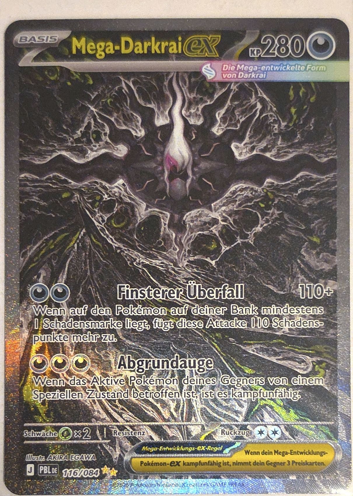 Pokémon: Mega Darkrai ex – Dunkelnacht (PBL 116) – Einzelkarte