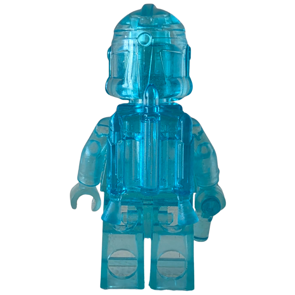 LEGO® Star Wars Prototyp Clone Trooper – Trans-Hellblau (mit Jetpack & Blaster)