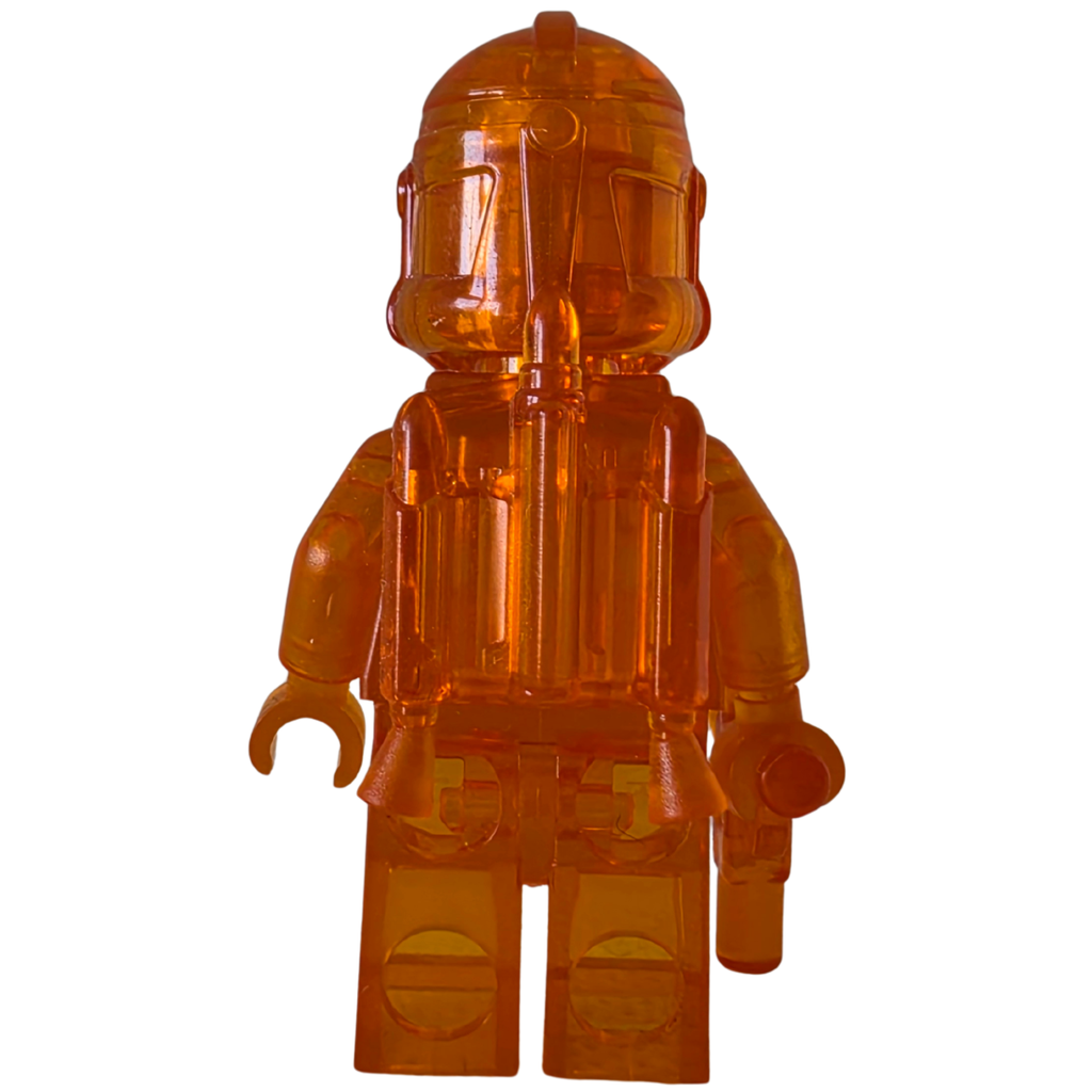 LEGO® Star Wars Prototyp Clone Trooper – Trans-Orange (mit Jetpack & Blaster)