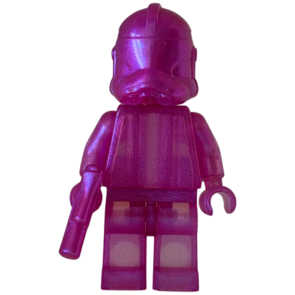 LEGO® Star Wars Prototyp Clone Trooper – Metallic-Pink (mit Blaster)