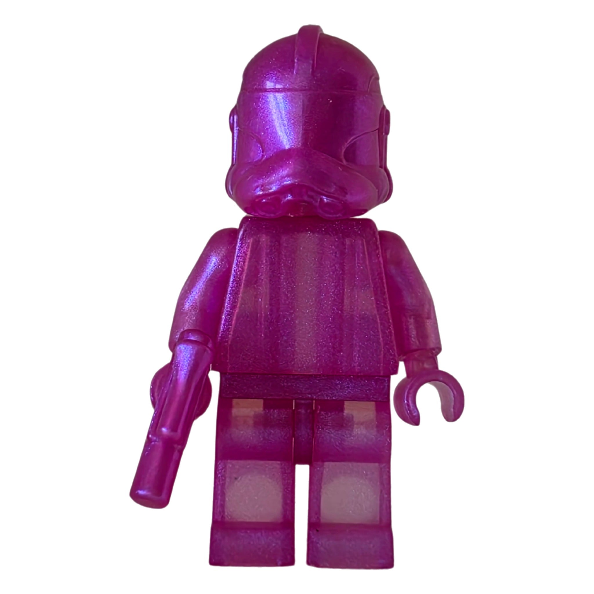 LEGO® Star Wars Prototyp Clone Trooper – Metallic-Pink (mit Blaster) – Neu