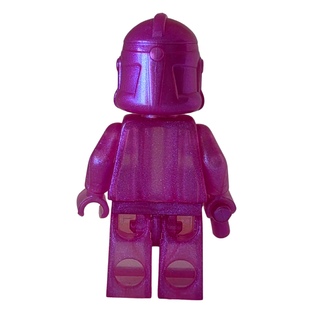 LEGO® Star Wars Prototyp Clone Trooper – Metallic-Pink (mit Blaster) – Neu