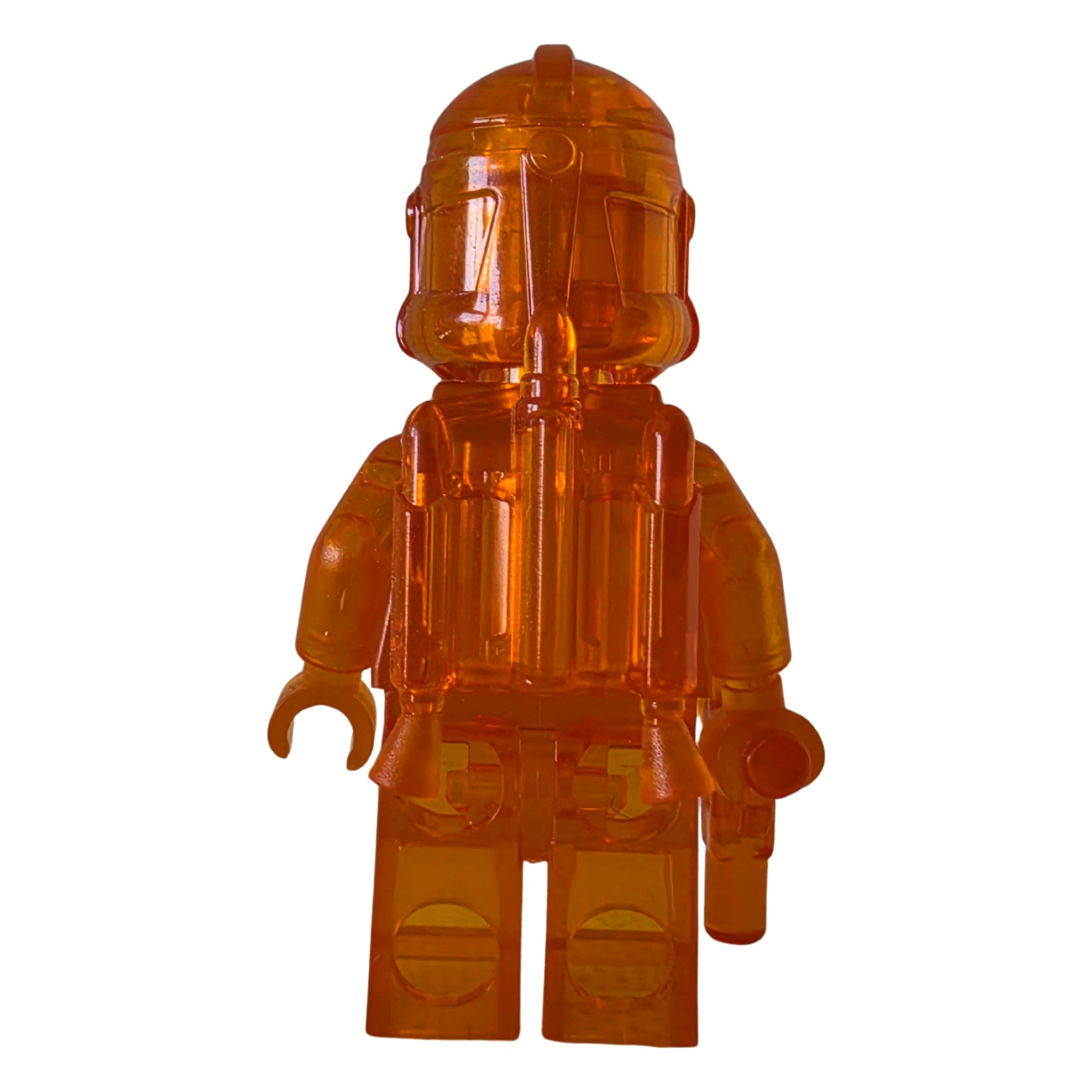 LEGO® Star Wars Prototyp Clone Trooper – Trans-Orange (mit Jetpack & Blaster) – Neu