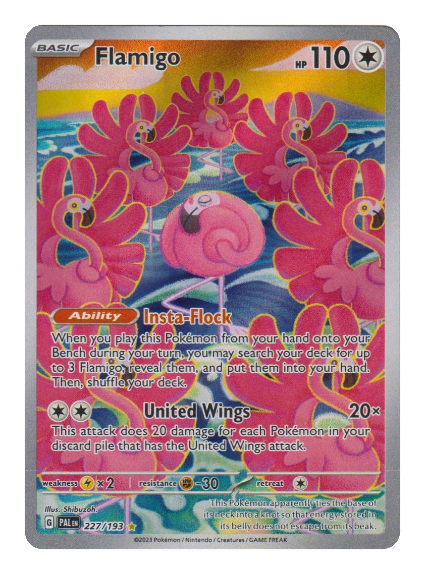 Pokémon: Flamigo – Paldea Evolved (PAL 227) – Einzelkarte