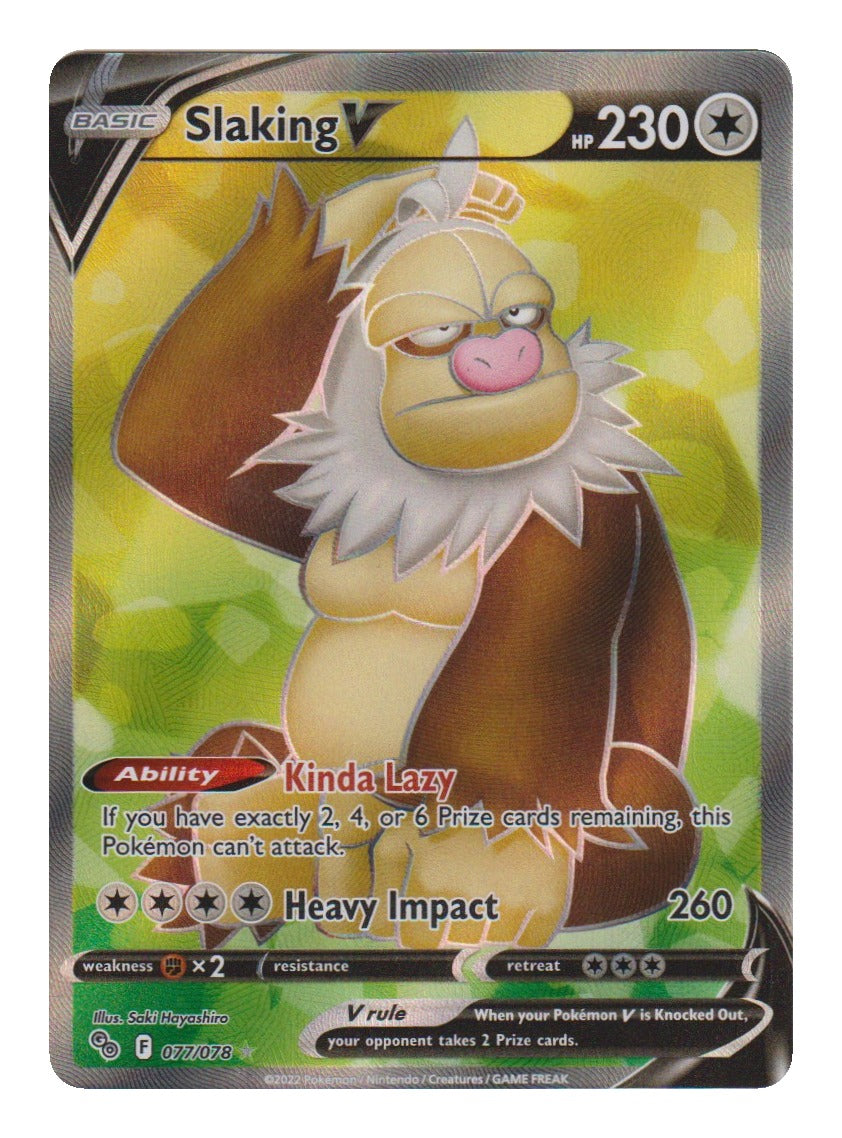 Pokémon: Slaking V – Pokémon GO (PGO 077) – Einzelkarte