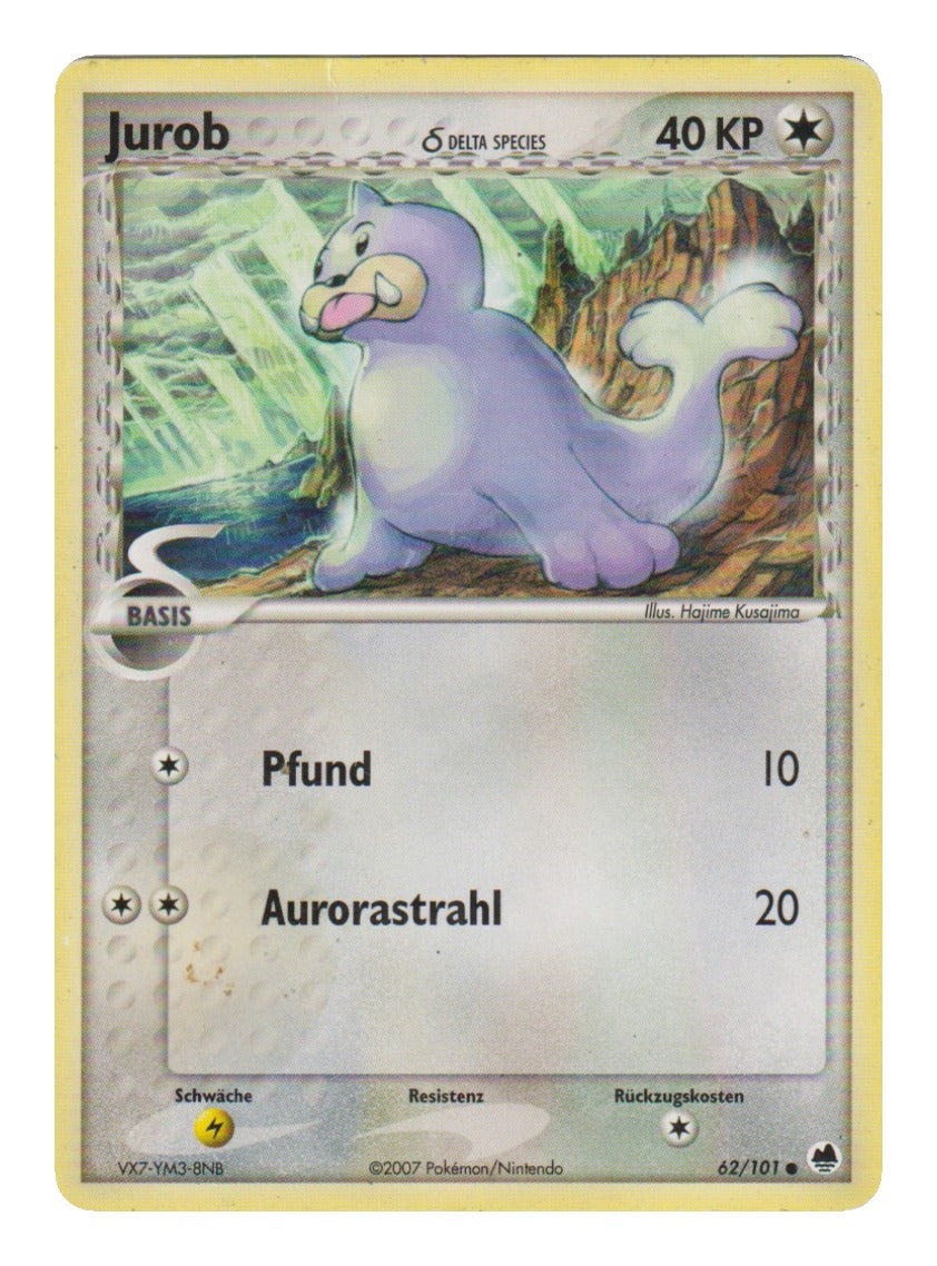 Pokémon: Jurob δ Delta Species – EX Dragon Frontiers (DF 62) – Einzelkarte
