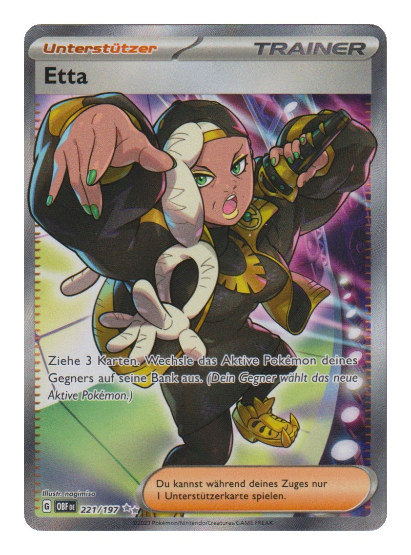 Pokémon: Etta – Obsidianflammen (OBF 221) – Einzelkarte