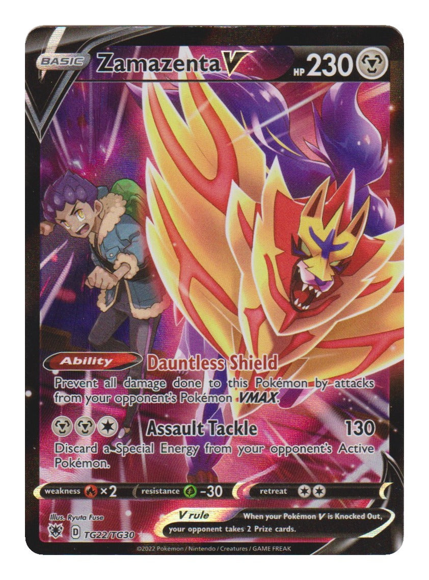 Pokémon: Zamazenta V – Astralglanz (ASR TG22) – Einzelkarte