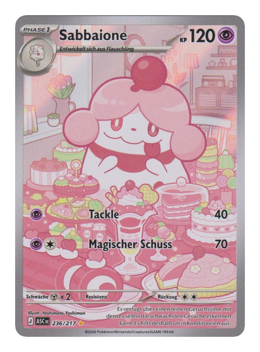 Pokémon: Sabbaione – Erhabene Helden (ASC 236) – Einzelkarte