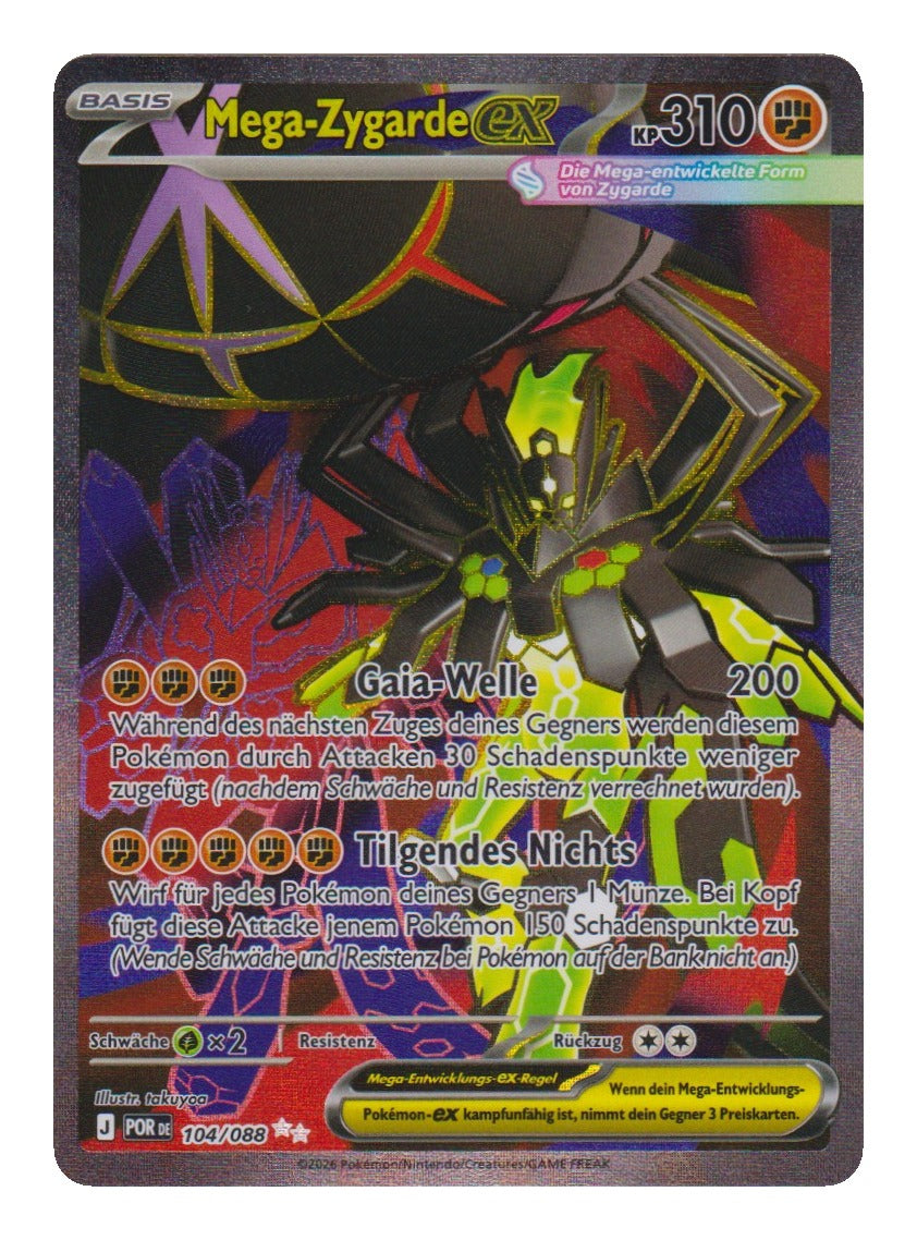 Pokémon: Mega-Zygarde ex – Optimale Ordnung (POR 104) – Einzelkarte