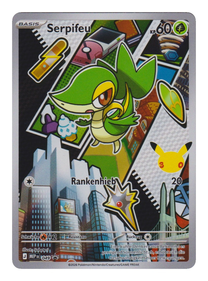 Pokémon: Serpifeu – MEP Black Star Promos (MEP 049) – Einzelkarte