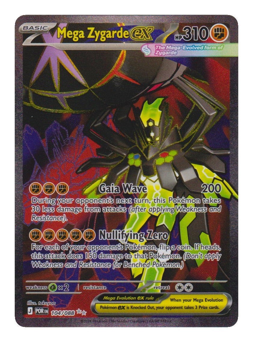 Pokémon: Mega Zygarde ex – Perfect Order (POR 104) – Einzelkarte