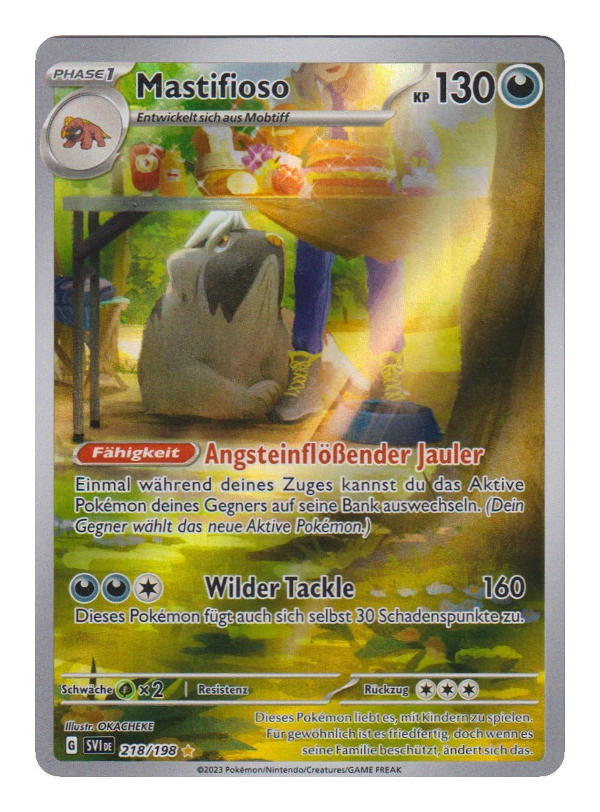 Pokémon: Mastifioso – Karmesin und Purpur (SVI 218) – Einzelkarte