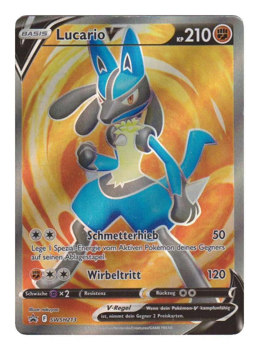 Pokémon: Lucario V – SWSH Black Star Promos (SWSH 213) – Einzelkarte