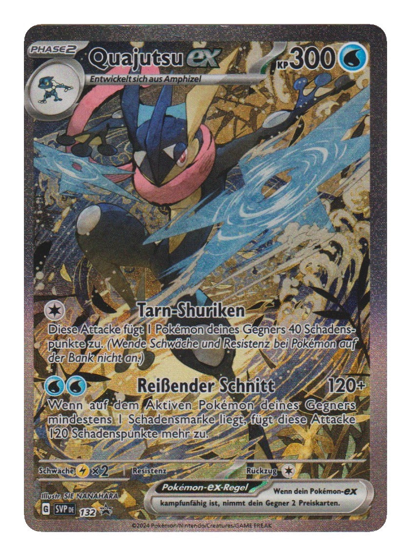 Pokémon: Quajutsu ex – SVP Black Star Promos (SVP 132) – Einzelkarte