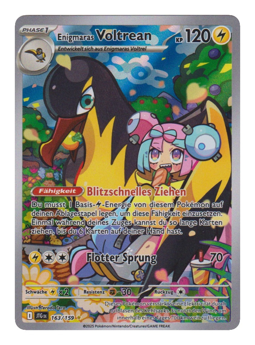 Pokémon: Enigmaras Voltrean – Reisegefährten (JTG 163) – Einzelkarte