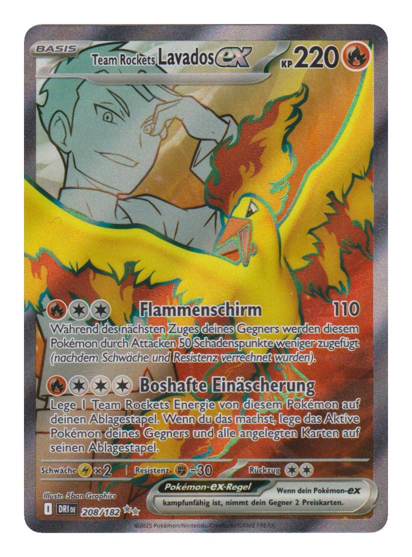 Pokémon: Team Rockets Lavados ex – Ewige Rivalen (DRI 208) – Einzelkarte