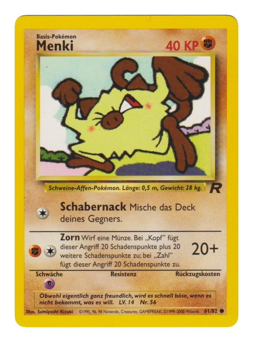 Pokémon: Menki – Team Rocket (61/82) – Einzelkarte