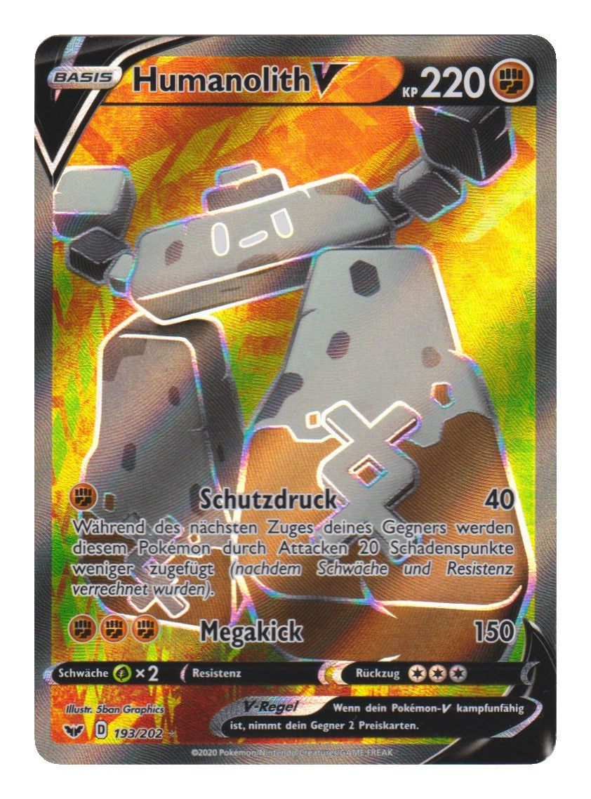 Pokémon: Humanolith V – Schwert & Schild (SSH 193) – Einzelkarte