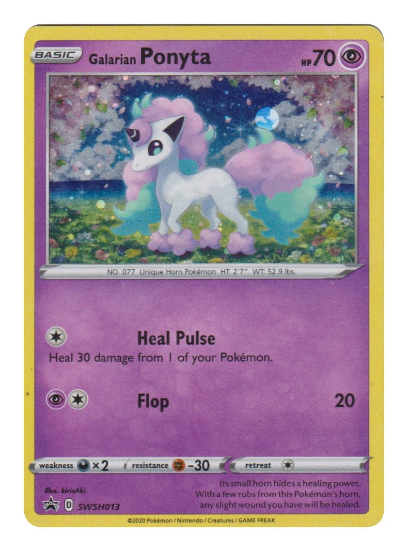 Pokémon: Galarian Ponyta – SWSH Black Star Promos (SWSH 013) – Einzelkarte
