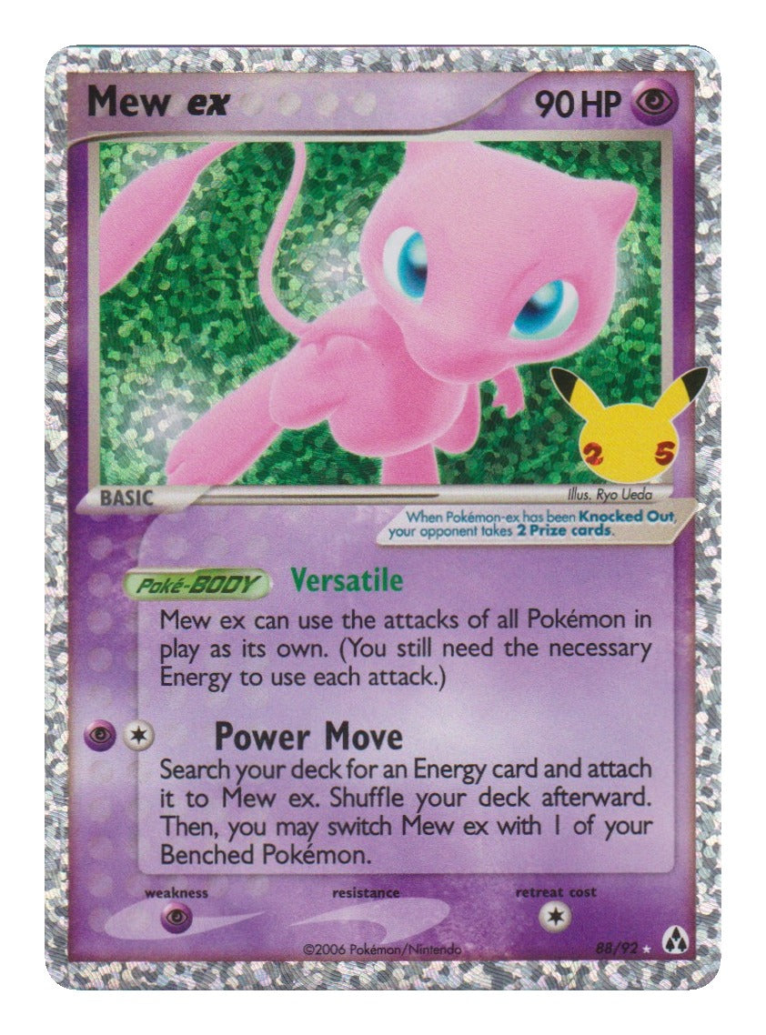 Pokémon: Mew ex – Celebrations: Classic Collection (CEL 088) – Einzelkarte