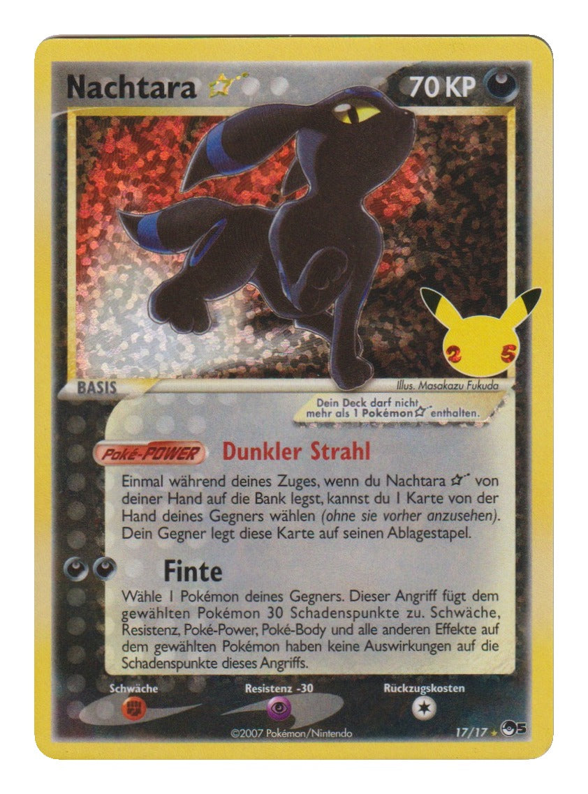 Pokémon: Nachtara ★ – Celebrations: Classic Collection (CEL 017) – Einzelkarte