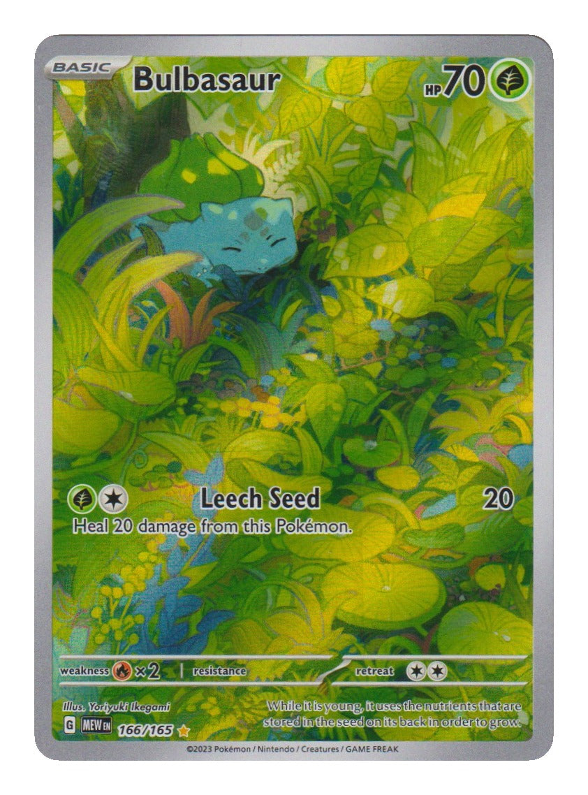 Pokémon: Bulbasaur – 151 (MEW 166) – Einzelkarte