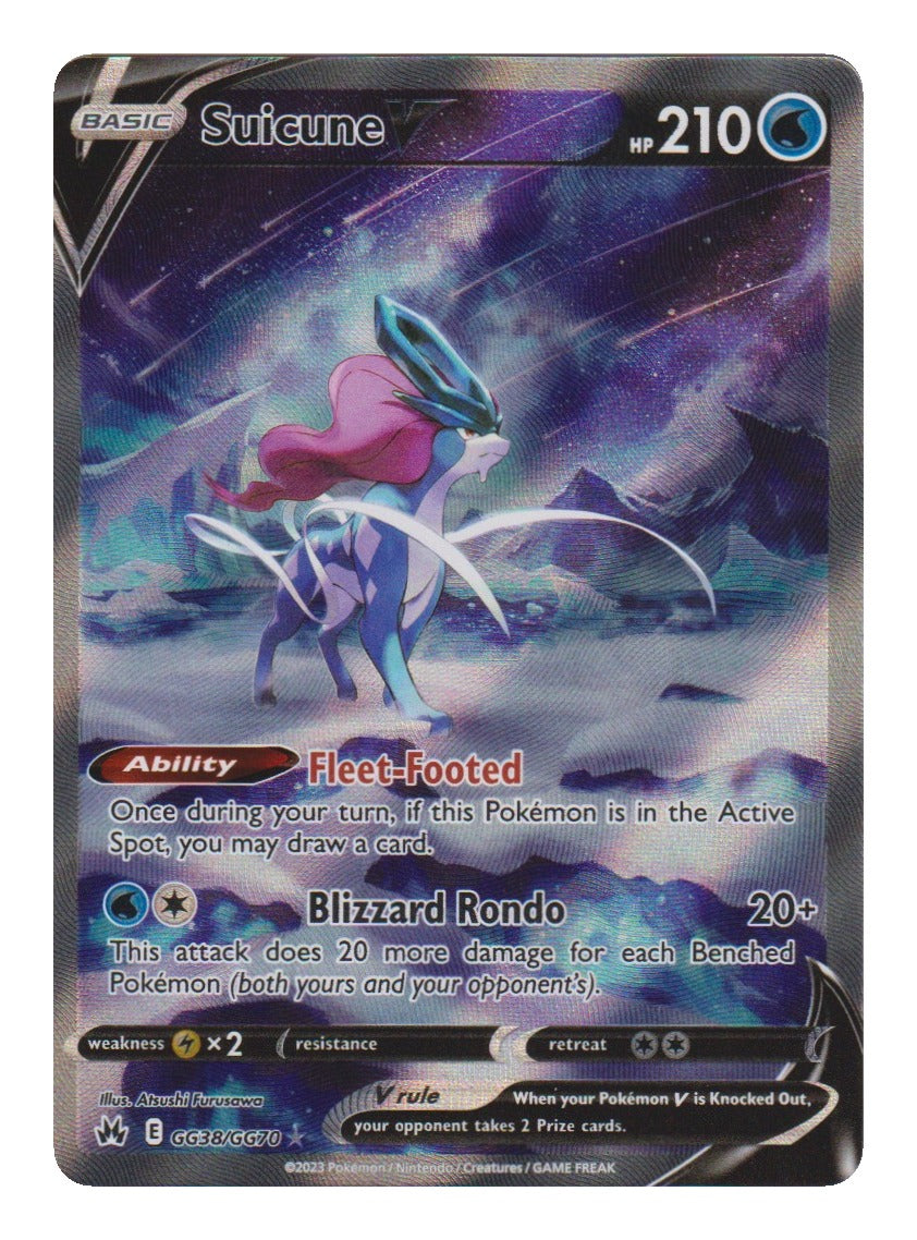 Pokémon: Suicune V – Zenit der Könige (CRZ GG38) – Einzelkarte