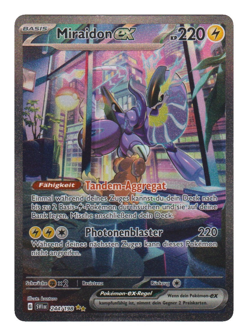 Pokémon: Miraidon ex – Karmesin und Purpur (SVI 244) – Einzelkarte