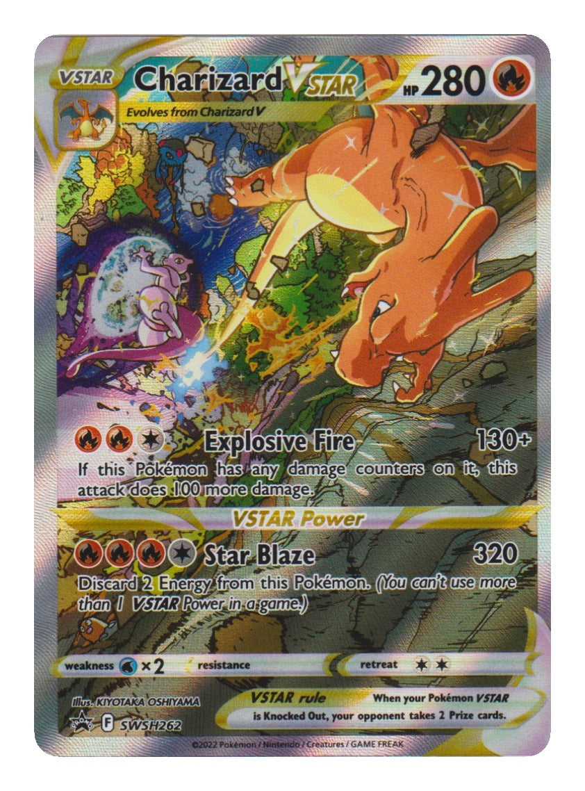 Pokémon: Charizard VSTAR – SWSH Black Star Promos (SWSH 262) – Einzelkarte