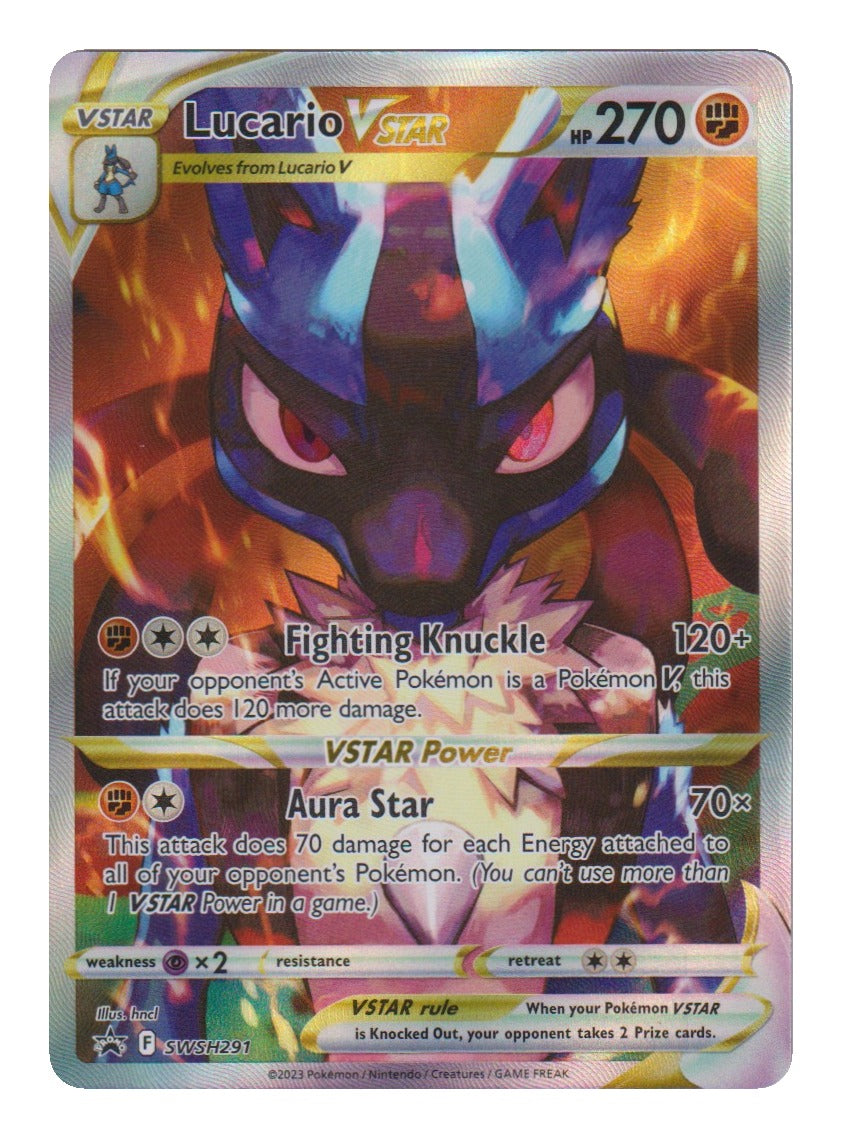 Pokémon: Lucario VSTAR – SWSH Black Star Promos (SWSH 291) – Einzelkarte