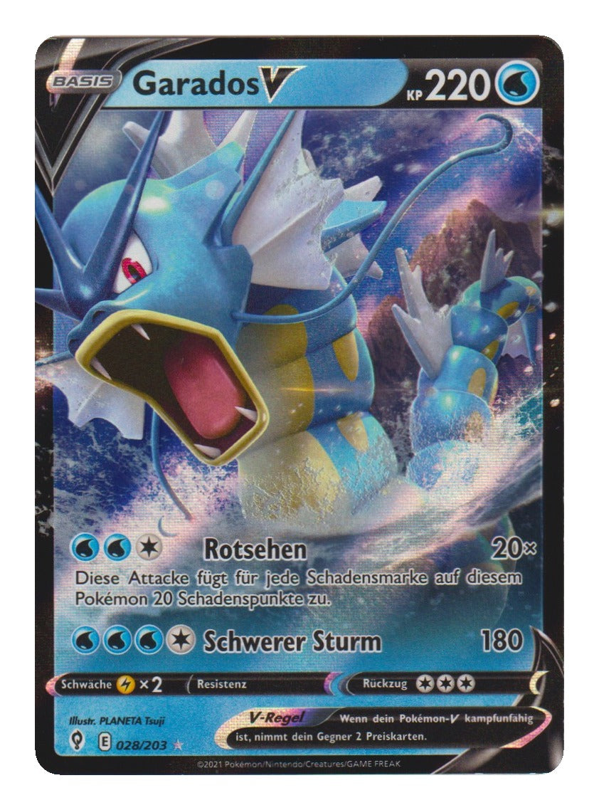 Pokémon: Garados V – Drachenwandel (EVS 028) – Einzelkarte