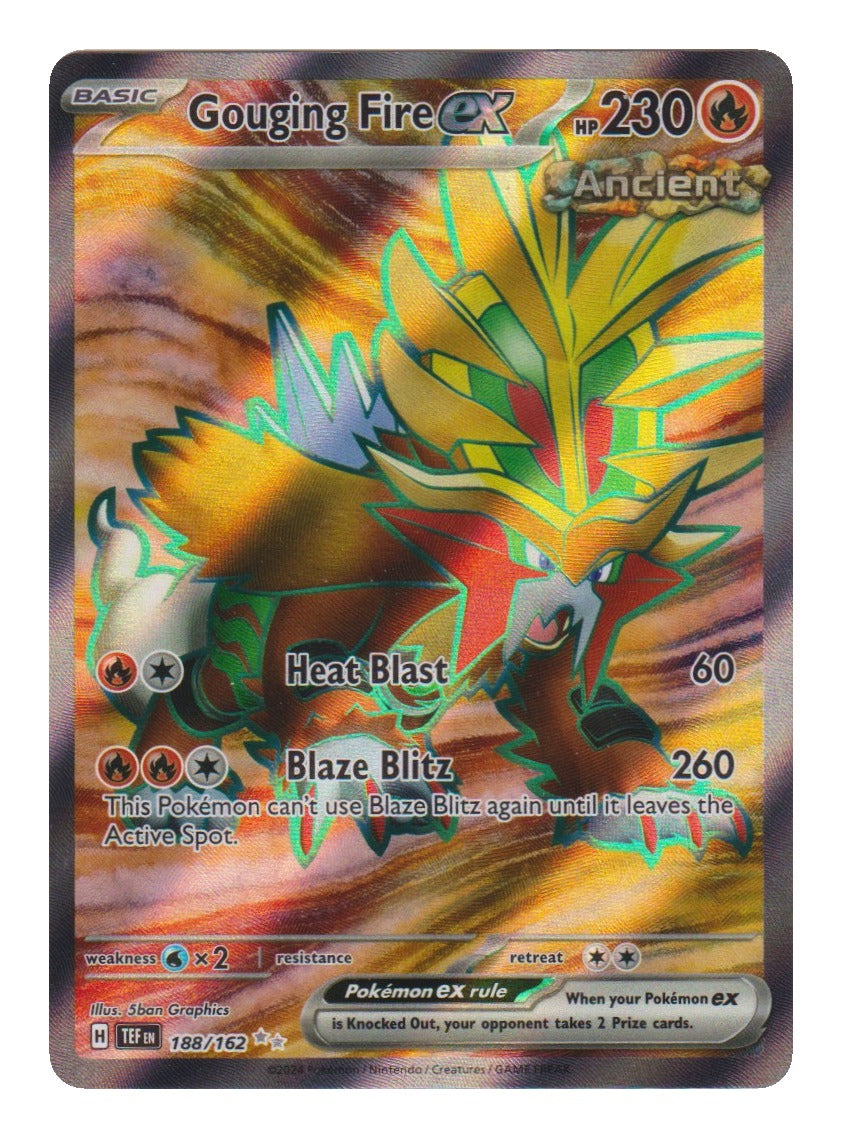 Pokémon: Gouging Fire ex – Temporal Forces (TEF 188) – Einzelkarte