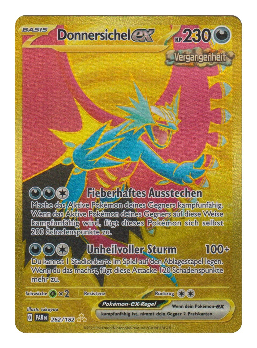 Pokémon: Donnersichel ex – Paradoxrift (PAR 262) – Einzelkarte