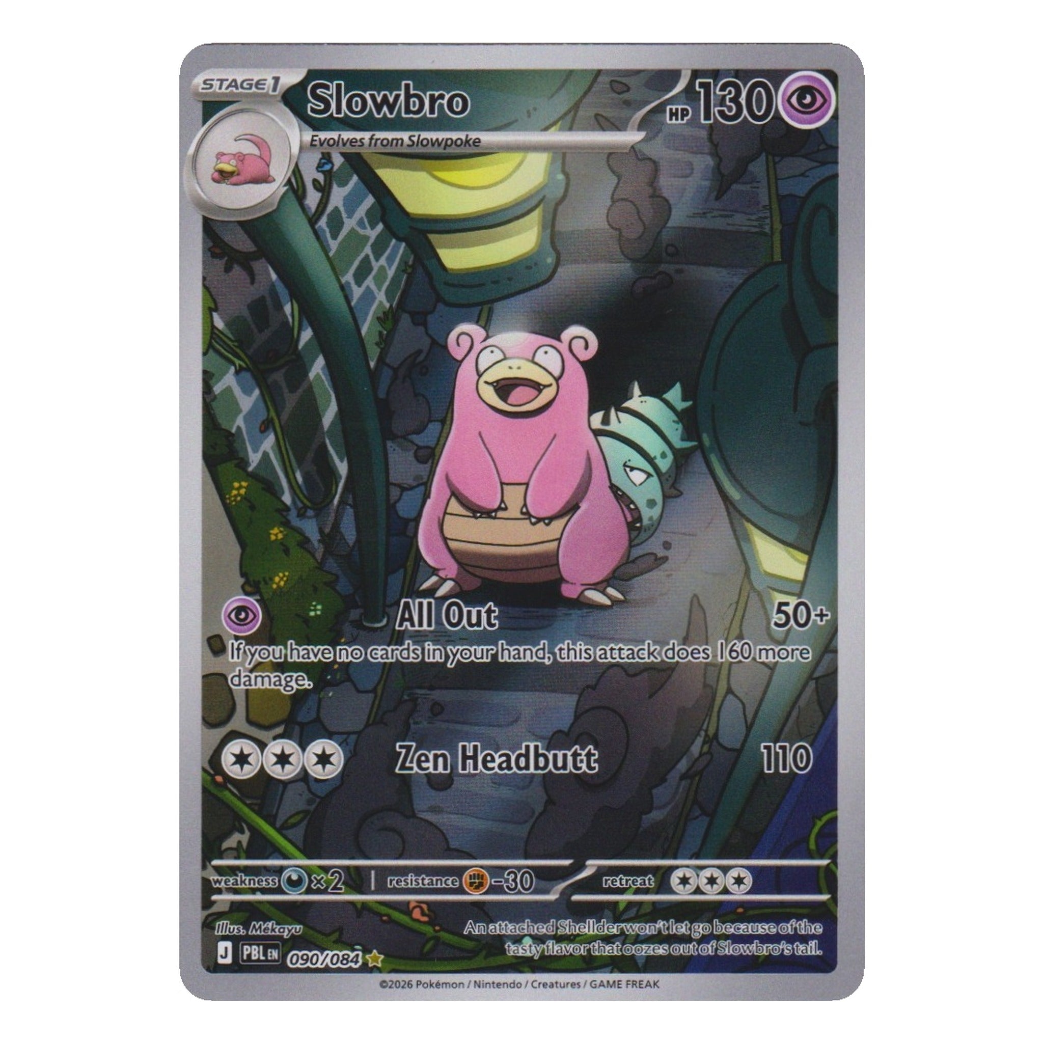 Pokémon: Slowbro – Pitch Black (PBL 090) – Einzelkarte