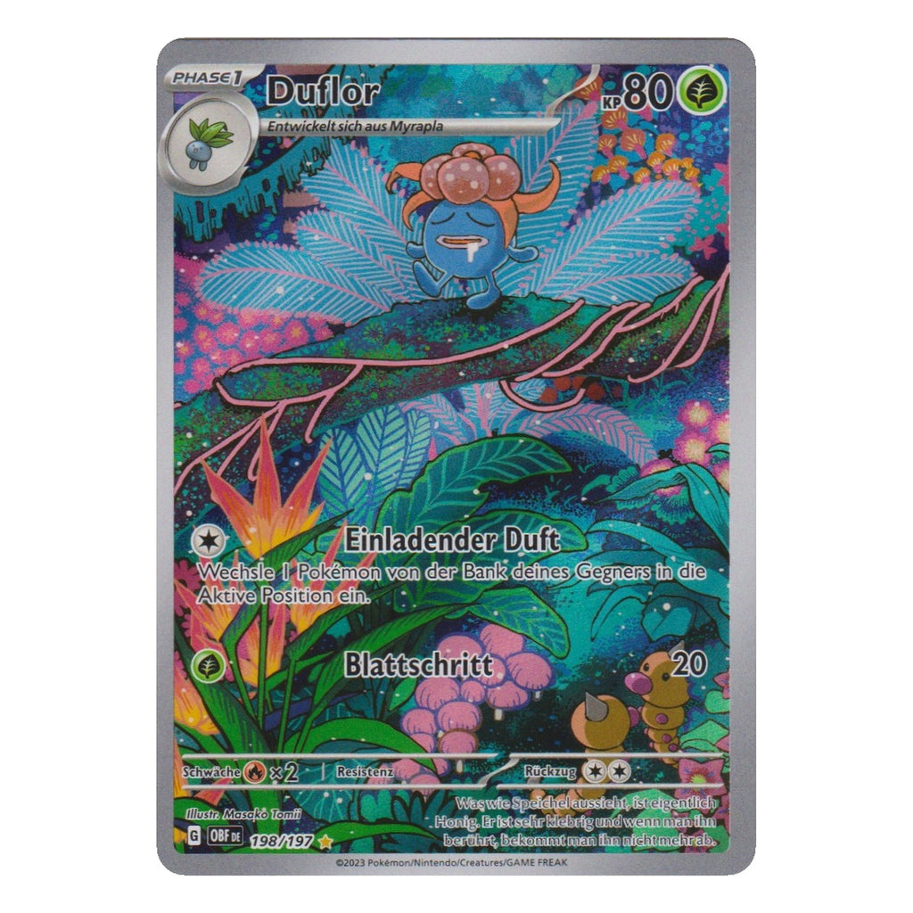 Pokémon: Duflor – Obsidianflammen (OBF 198) – Einzelkarte