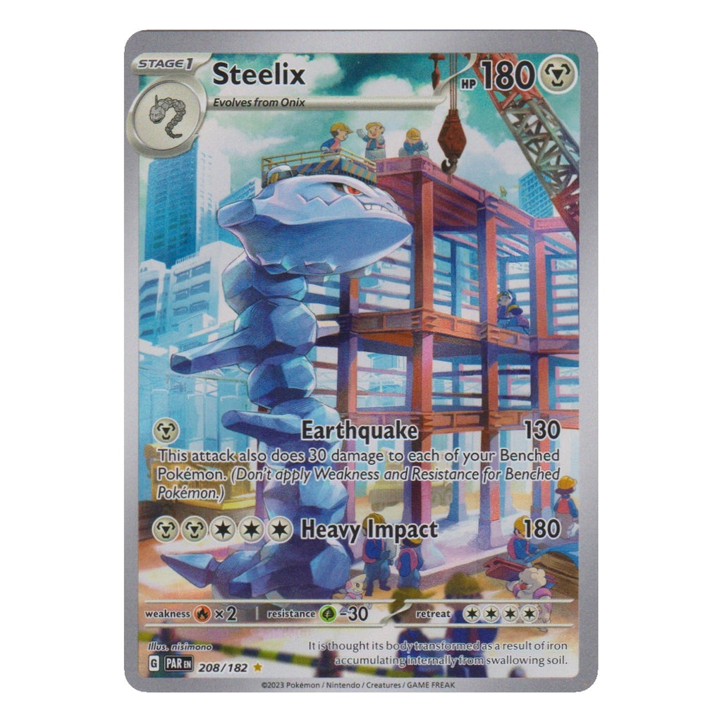 Pokémon: Steelix – Paradox Rift (PAR 208) – Einzelkarte