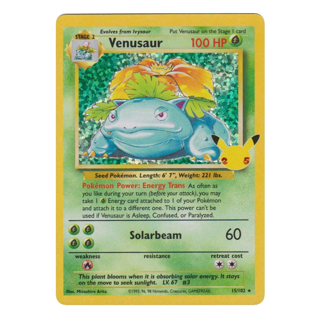 Pokémon: Venusaur – Celebrations: Classic Collection (CEL 015) – Einzelkarte
