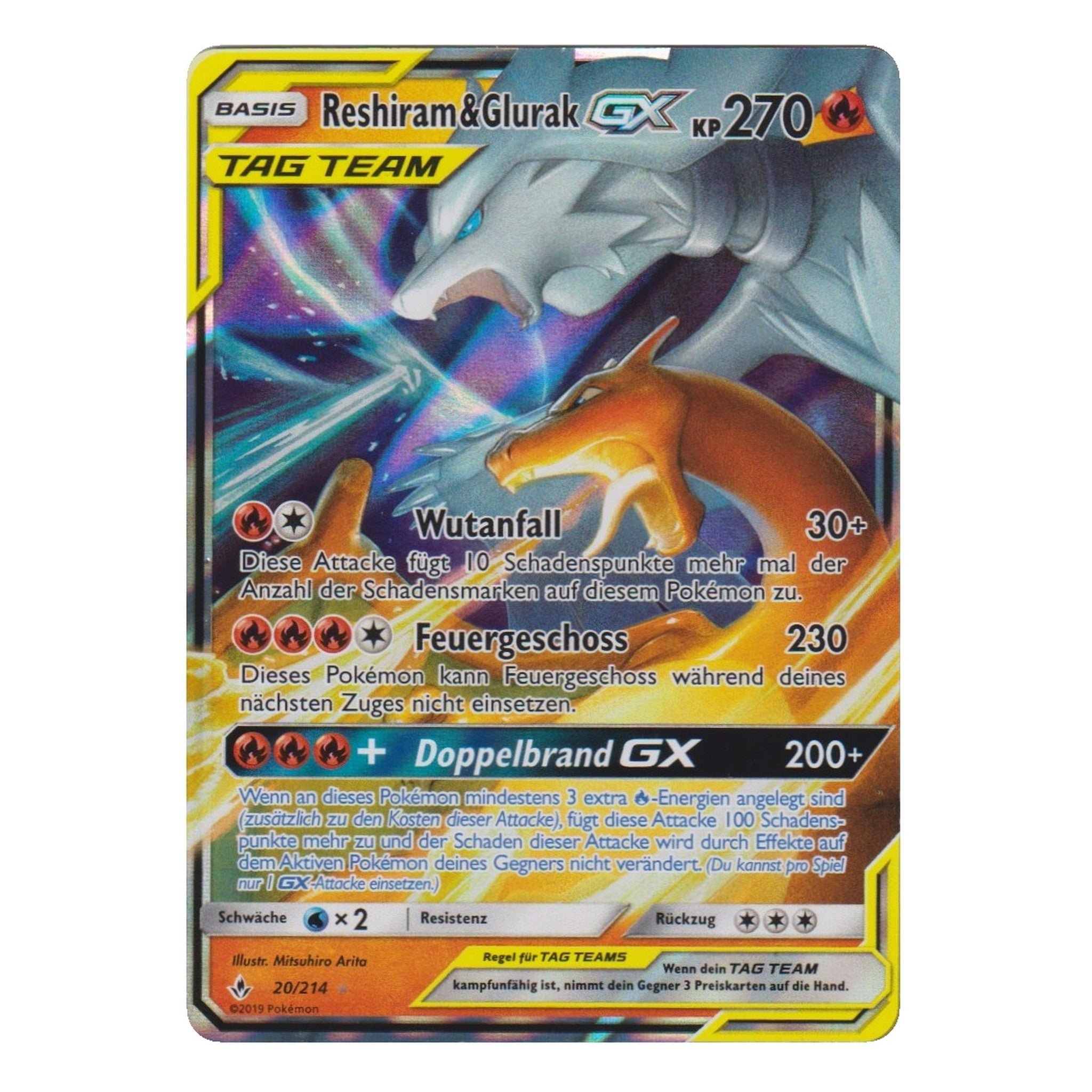 Pokémon: Reshiram & Charizard GX – Night in Flames (UNB 20) – Single Card