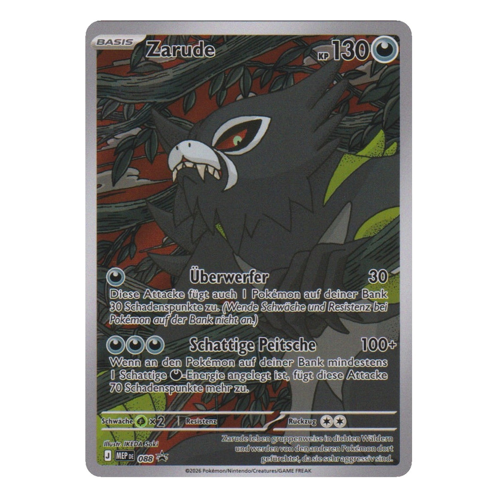 Pokémon: Zarude – MEP Black Star Promos (MEP 088) – Einzelkarte