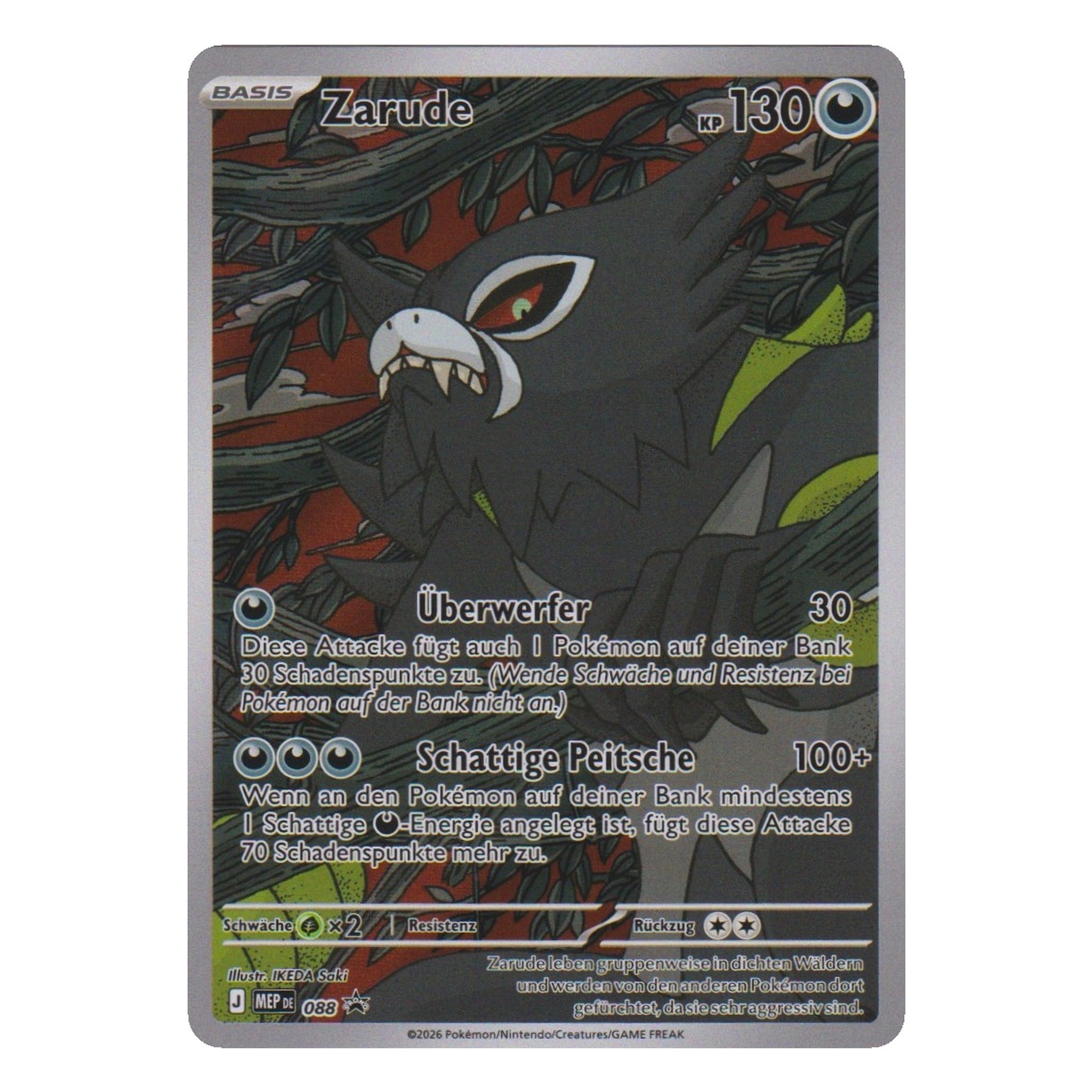 Pokémon: Zarude – MEP Black Star Promos (MEP 088) – Einzelkarte