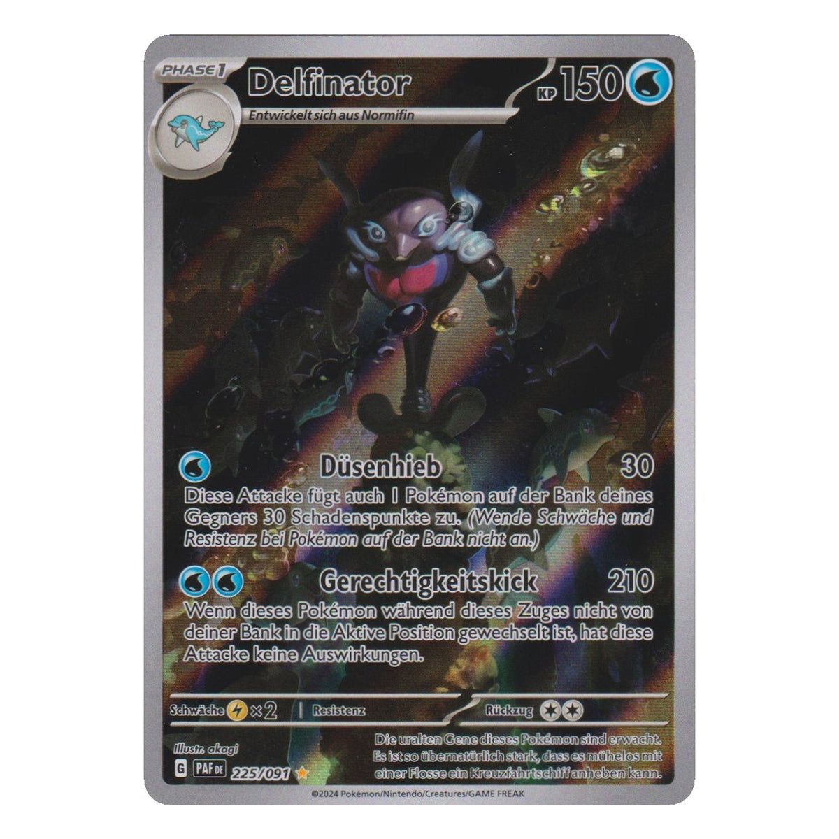 Pokémon: Delfinator – Paldeas Schicksale (PAF 225) – Einzelkarte