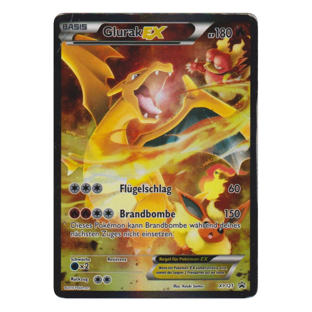 Pokémon: Glurak EX – XY Black Star Promos (XY 121) – Einzelkarte