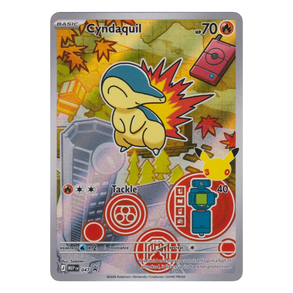 Pokémon: Cyndaquil – MEP Black Star Promos (MEP 047) – Einzelkarte