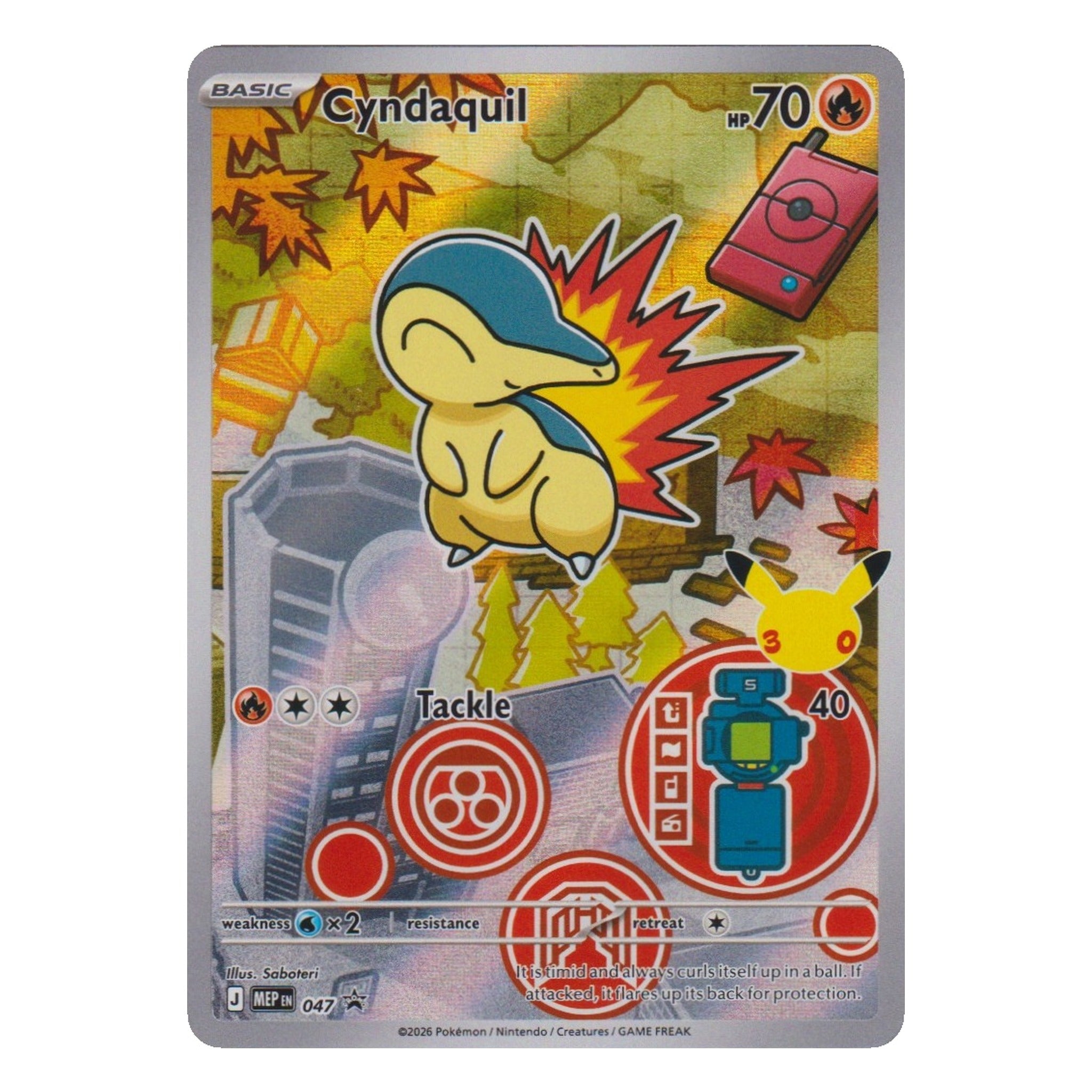 Pokémon: Cyndaquil – MEP Black Star Promos (MEP 047) – Einzelkarte