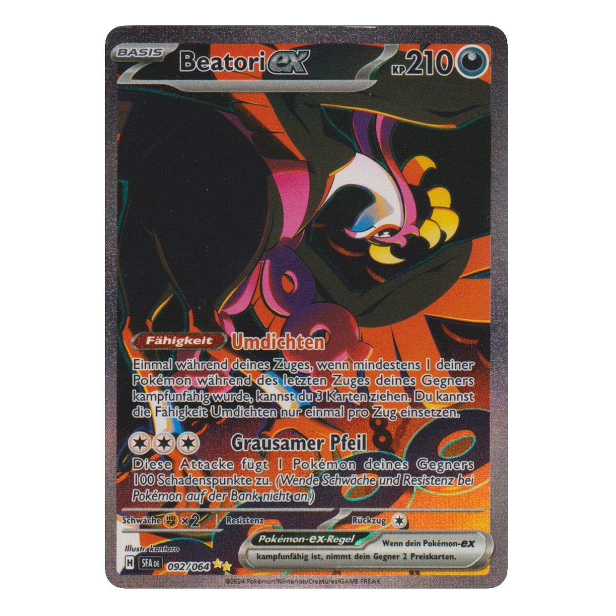 Pokémon: Beatori ex – Schicksale von Paldea (SFA 092) – Einzelkarte